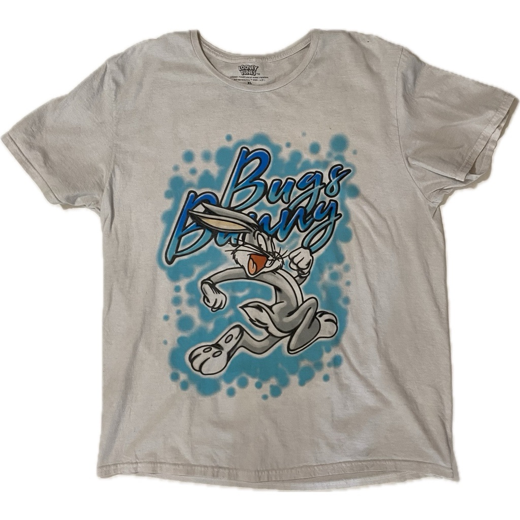 Graffiti Bugs Bunny Looney Tunes T-Shirt Sz Xl